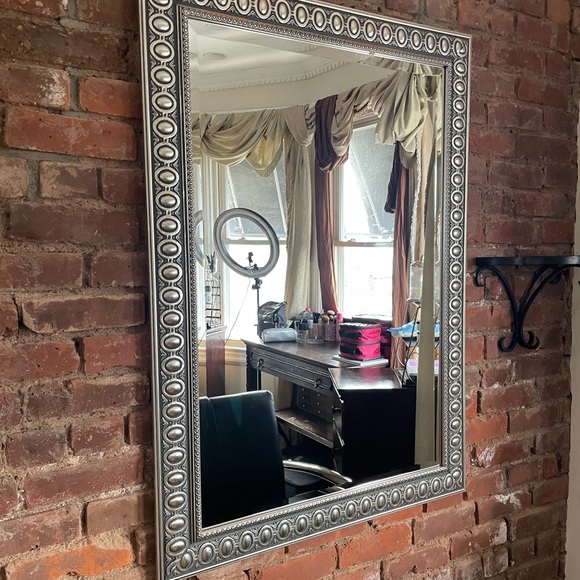 Elegant Silver Wall Mirror